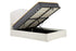 Monaco Fabric Ottoman Bed White